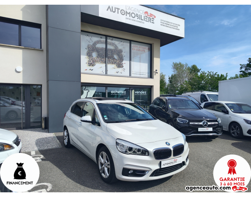 Aankoop Gebruikte Auto, Goedkope Gebruikte Auto | Agence Auto Bmw Série 2 (F45) Active Tourer 225xe 136 cv Executive Blanc Jaar 2016 Automatique Hybride