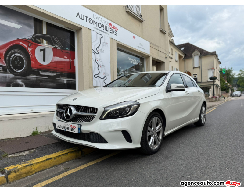 Achat voiture occasion, Auto occasion pas cher | Agence Auto Mercedes Classe A (2) 180 122cv 7G-DCT PACK SENSATION + APPLE CARPLAY / CAMERA DE RECUL / CIEL ETOILE Blanc Année 2016 Automatique Essence