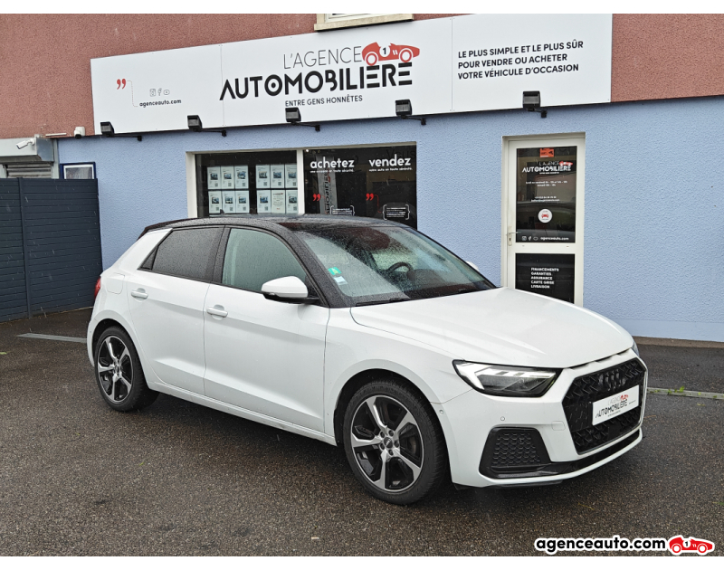 Achat voiture occasion, Auto occasion pas cher | Agence Auto Audi A1 Sportback 25 TFSI 95ch Design Luxe Blanc Année 2019 Manuelle Essence