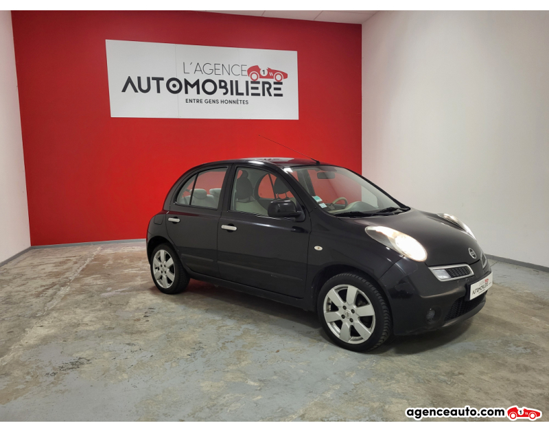 Aankoop Gebruikte Auto, Goedkope Gebruikte Auto | Agence Auto Nissan Micra NISSAN MICRA 1.5 DCI 86 GPS BLUETOOTH Noir Jaar 2010 Manuelle Diesel