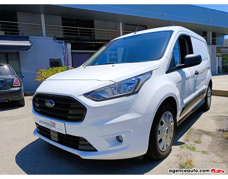 Achat voiture occasion, Auto occasion pas cher | Agence Auto Ford Transit Connect L1 1.5 EcoBlue 75ch Trend Business Blanc Année 2021 Manuelle Diesel