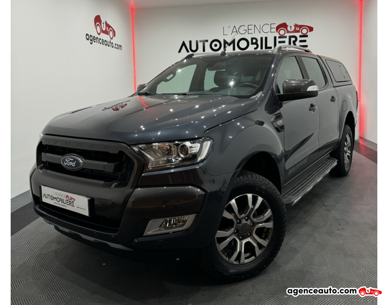 Gebrauchtwagenkauf, Günstige Gebrauchtwagen | Automobilienagentur Ford Ranger RANGER WILDTRAK 4X4 3.2 TDCI 200CV BVA6 DOUBLE CAB ATTELAGE/HARDTOP/CAMERA/CARPLAY/GPS/PRISE 220V Gris Jahr 2017 Automatique Diesel
