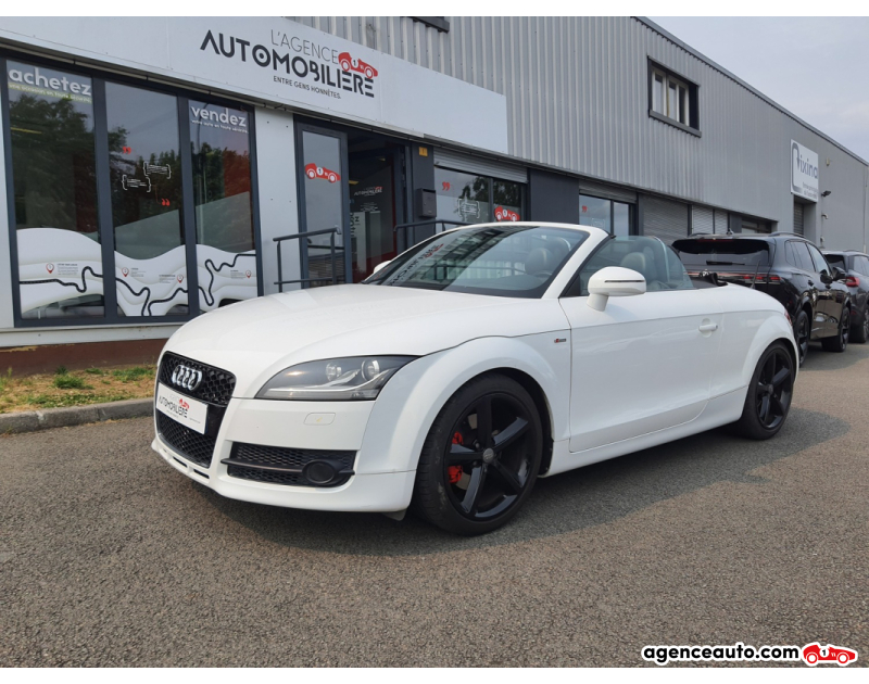 Aankoop Gebruikte Auto, Goedkope Gebruikte Auto | Agence Auto Audi TT MK2 CABRIOLET 2L TFSI 200CH S-LINE Blanc Jaar 2007 Manuelle Essence