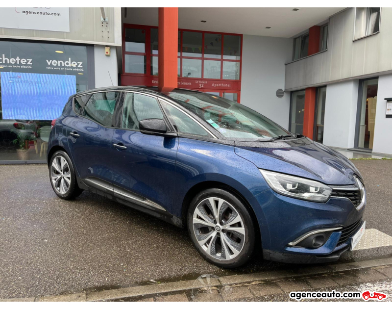 Achat voiture occasion, Auto occasion pas cher | Agence Auto Renault Scenic IV 1.2 TCE 131 cv ERNEGY INTENS Bleu Année 2017 Manuelle Essence