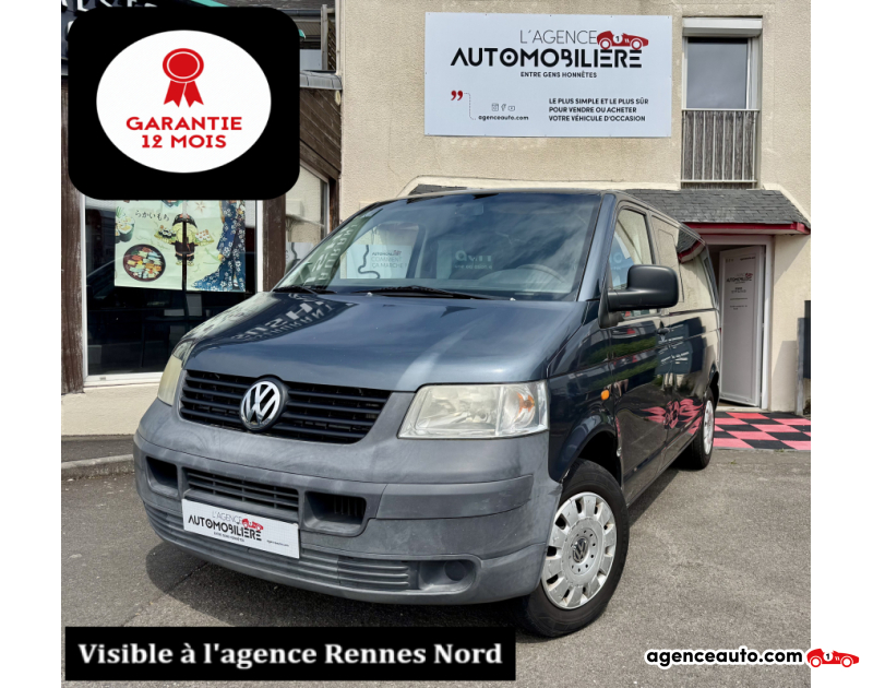 Compra de Carros Usados, Carros Usados Baratos | Auto Immo Volkswagen Multivan 2,5 TDI 130ch BEACH Bleu Ano 2007 Manuelle Diesel