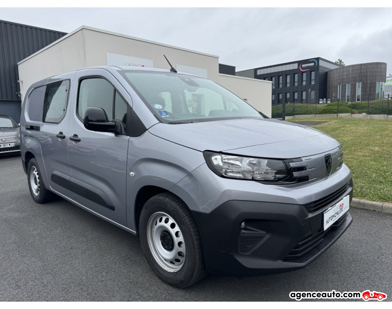 Achat voiture occasion, Auto occasion pas cher | Agence Auto Peugeot Partner E-PARTNER CABINE APPROFONDIE XL BATTERIE 54KWH Gris Année 2024 Automatique Électrique