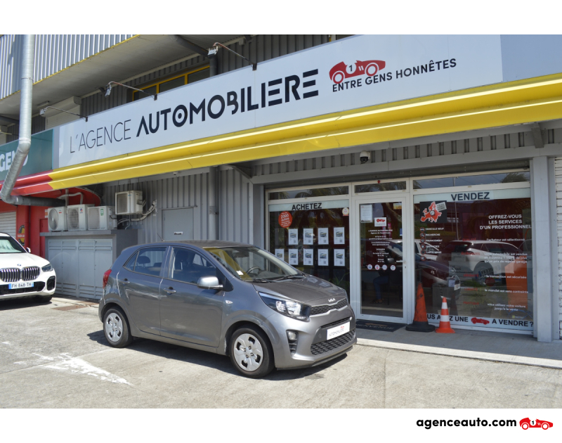 Achat voiture occasion, Auto occasion pas cher | Agence Auto Kia Picanto 1.2  84ch X Line BVA Gris Année 2021 Automatique Essence