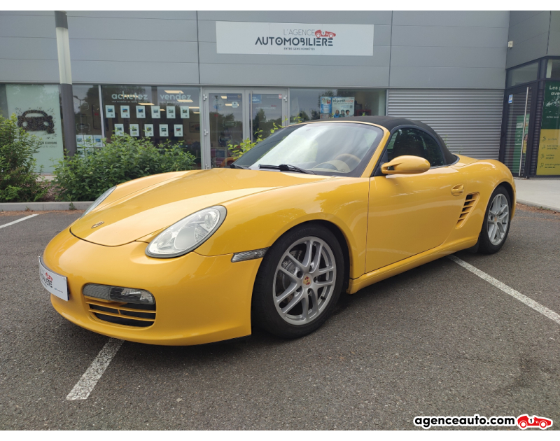 Achat voiture occasion, Auto occasion pas cher | Agence Auto Porsche Boxster 987 2.7 245 ch phase 1 Jaune Année 2005 Automatique Essence