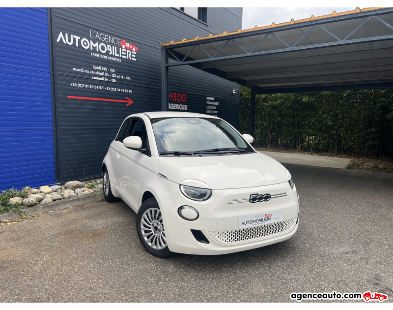Gebrauchtwagenkauf, Günstige Gebrauchtwagen | Automobilienagentur Fiat 500 500e 95cv 24kwh Active Blanc Jahr 2022 Automatique Électrique