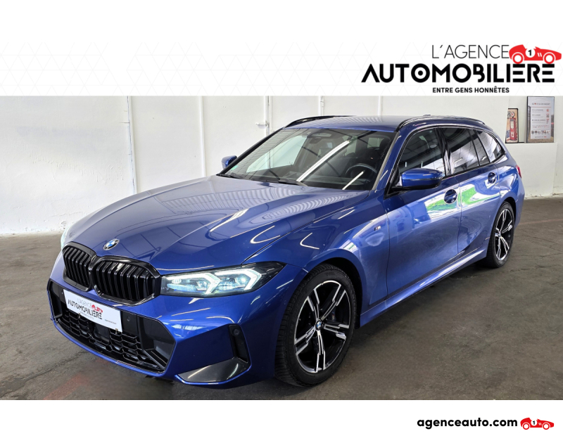 Aankoop Gebruikte Auto, Goedkope Gebruikte Auto | Agence Auto Bmw Série 3 Touring 3.0 330 D 285 PRO M-SPORT XDRIVE BVA -1Ere main Bleu Jaar 2023 Automatique Diesel
