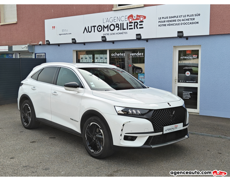 Achat voiture occasion, Auto occasion pas cher | Agence Auto DS DS7 CROSSBACK BlueHDi 180ch Performance Line Automatique Blanc Année 2018 Automatique Diesel
