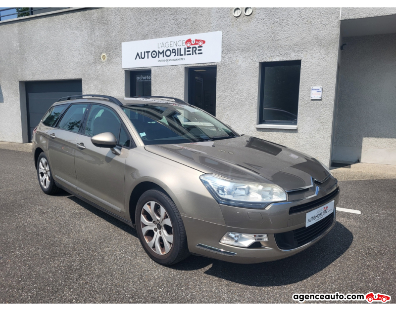 Achat voiture occasion, Auto occasion pas cher | Agence Auto Citroen C5 Tourer 1.6 HDi S&S 112 cv Boite Automatique Beige Année 2012 Automatique Diesel