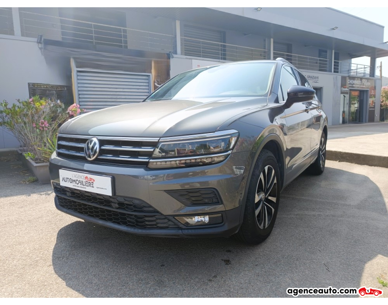 Achat voiture occasion, Auto occasion pas cher | Agence Auto Volkswagen Tiguan 2.0 TDI 150ch IQ.Drive DSG7 Euro6d-T Gris Année 2019 Automatique Diesel