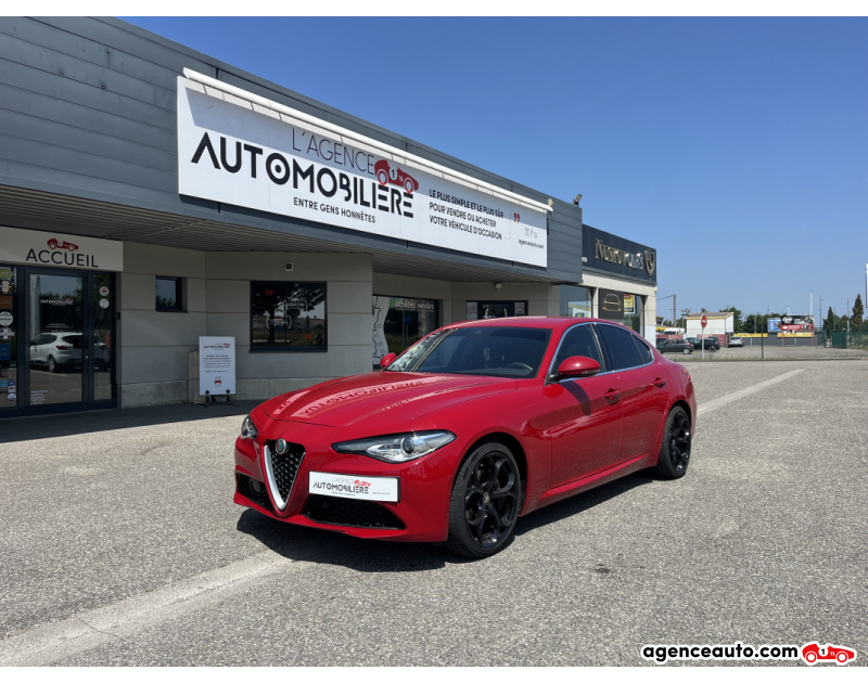 Achat voiture occasion, Auto occasion pas cher | Agence Auto Alfa Romeo Giulia 2.2 JTD 16V AT8 136 Rouge Année 2019 Automatique Diesel