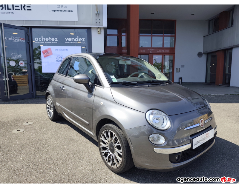 Gebrauchtwagenkauf, Günstige Gebrauchtwagen | Automobilienagentur Fiat 500 1.2 MPi 8V 69 cv Lounge Gris Jahr 2014 Manuelle Essence