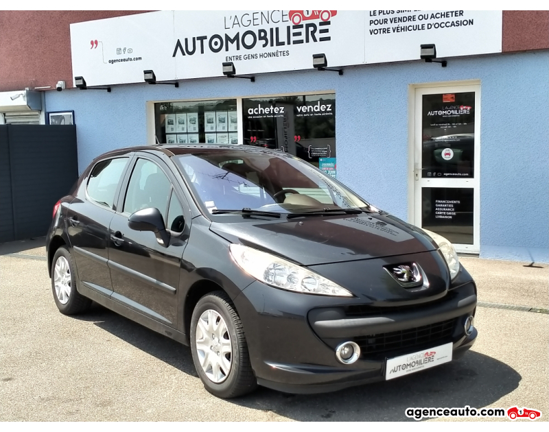 Compra de Coches Usados, Coches Usados Baratos %'|'% Agence Auto Peugeot 207 1.4 16V 90 CH TRENDY Noir Año 2007 Manuelle Essence