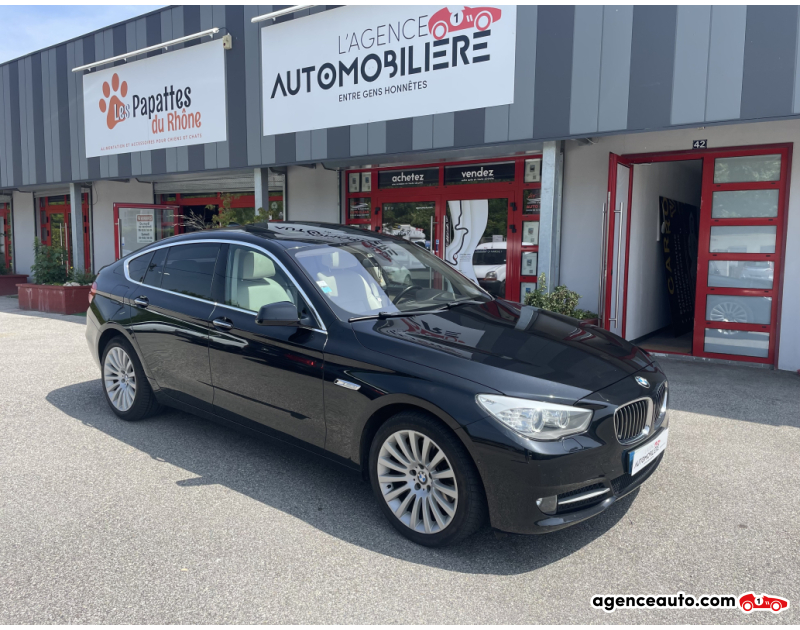 Aankoop Gebruikte Auto, Goedkope Gebruikte Auto | Agence Auto Bmw Série 5 Gran Turismo (F07) 520 d 184 cv Boîte auto Luxury Noir Jaar 2012 Automatique Diesel