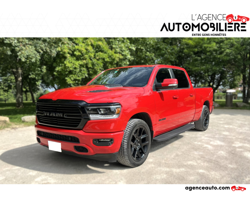 Achat voiture occasion, Auto occasion pas cher | Agence Auto Dodge Ram 1500 SPORT V8 Flexfuel / Benne longue Rouge Année 2020 Automatique Bioethanol
