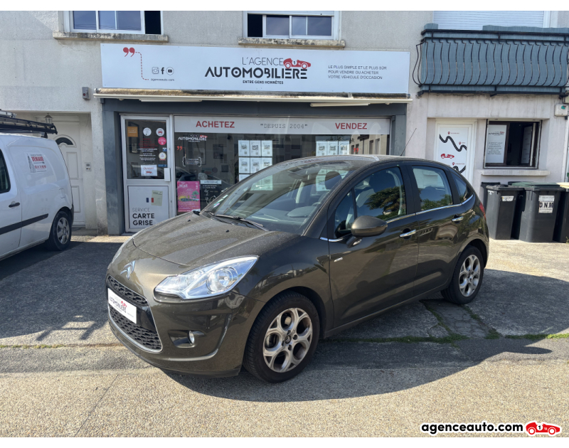 Achat voiture occasion, Auto occasion pas cher | Agence Auto Citroen C3 1.6 VTi 120 cv Boîte auto - Exclusive - Chaine de distribution Marron Année 2012 Automatique Essence