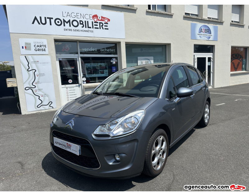 Compra de Coches Usados, Coches Usados Baratos %'|'% Agence Auto Citroen C3 1.4 VTI 16V 90 EXCLUSIVE Gris Año 2010 Manuelle Essence
