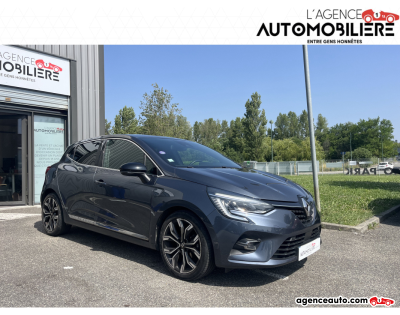 Compra de Coches Usados, Coches Usados Baratos %'|'% Agence Auto Renault Clio V 1.0 TCE 100CV INTENS - DISTRIBUTION A CHAINE Bleu Año 2020 Manuelle Essence