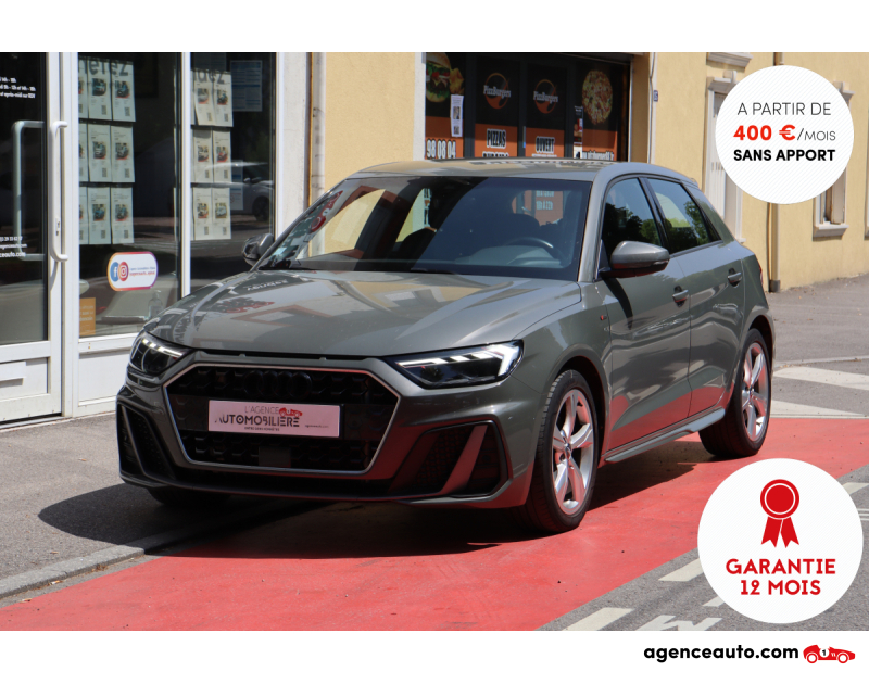 Achat voiture occasion, Auto occasion pas cher | Agence Auto Audi A1 Sportback 1.0 TFSI 116 S-Line BVM6 (Méplat, Virtual cockpit, Drive Select) Gris Année 2018 Manuelle Essence