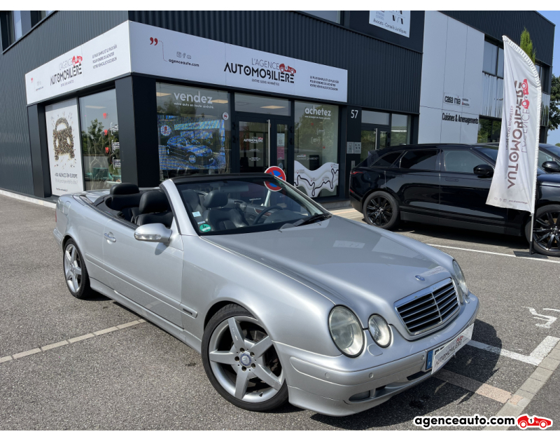 Compra de Coches Usados, Coches Usados Baratos %'|'% Agence Auto Mercedes CLK 320 CABRIOLET V6 3.2 218CV Gris Año 2000 Automatique Essence