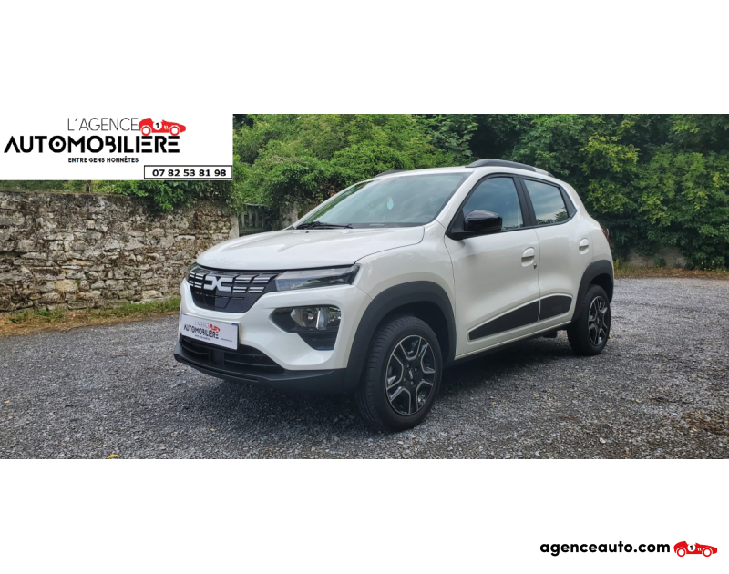 Achat voiture occasion, Auto occasion pas cher | Agence Auto Dacia Spring Electric 45 Essentiel Achat intégral Blanc Année 2023 Automatique Électrique