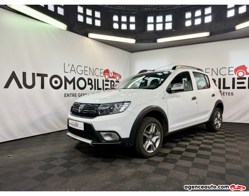 Achat voiture occasion, Auto occasion pas cher | Agence Auto Dacia Sandero II (2) STEPWAY 0.9 TCE 90 Blanc Année 2018 Manuelle Essence