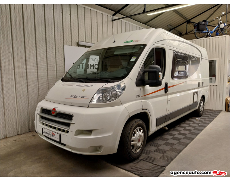 Achat voiture occasion, Auto occasion pas cher | Agence Auto Burstner City Car 2.3  Multijet 120 cv Blanc Année 2009 Manuelle Diesel