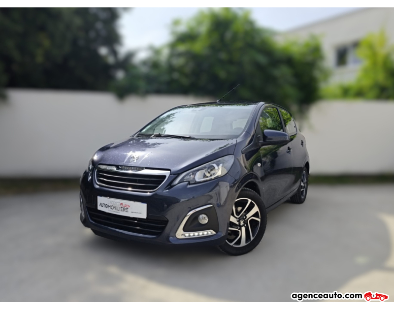 Achat voiture occasion, Auto occasion pas cher | Agence Auto Peugeot 108 1.2 VTI 80 FELINE GARANTIE 12 MOIS Gris Année 2017 Manuelle Essence