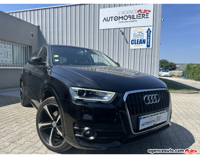 Gebrauchtwagenkauf, Günstige Gebrauchtwagen | Automobilienagentur Audi Q3 2.0 TDI 177 CV S-LINE QUATTRO Noir Jahr 2012 Automatique Diesel