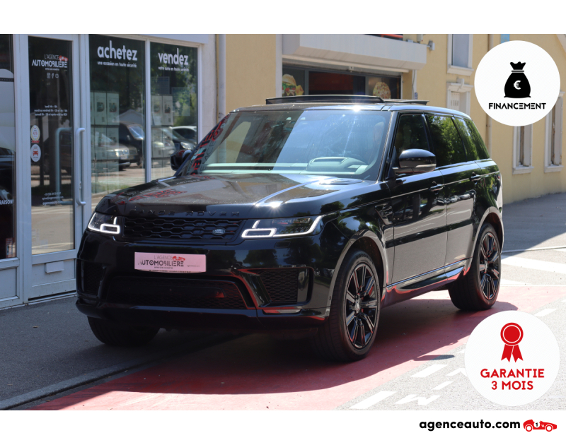 Achat voiture occasion, Auto occasion pas cher | Agence Auto Land Rover Range Rover Sport Ph2 P400e Hybrid 404 Autobiography BVA9 (Toit ouvrant, CarPlay, Caméra,...) Noir Année 2019 Automatique Hybride