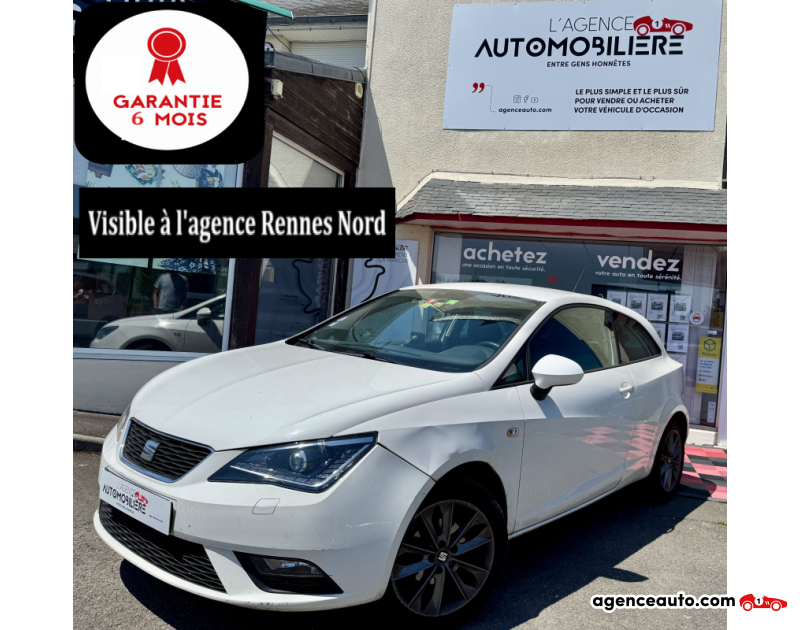 Achat voiture occasion, Auto occasion pas cher | Agence Auto Seat Ibiza 1,2 TSI 105ch I-TECH PLUS Blanc Année 2014 Manuelle Essence