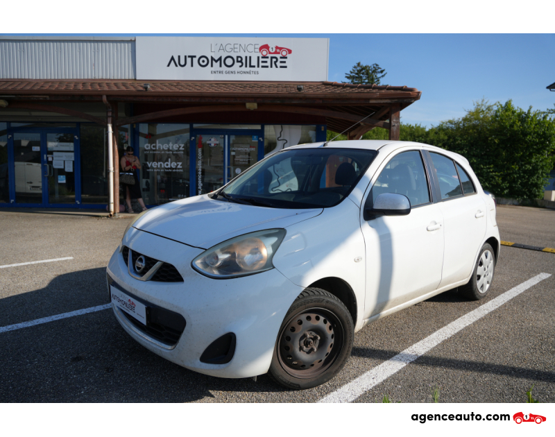 Achat voiture occasion, Auto occasion pas cher | Agence Auto Nissan Micra IV 1.2 98 CH DIG-S ACENTA Blanc Année 2014 Manuelle Essence