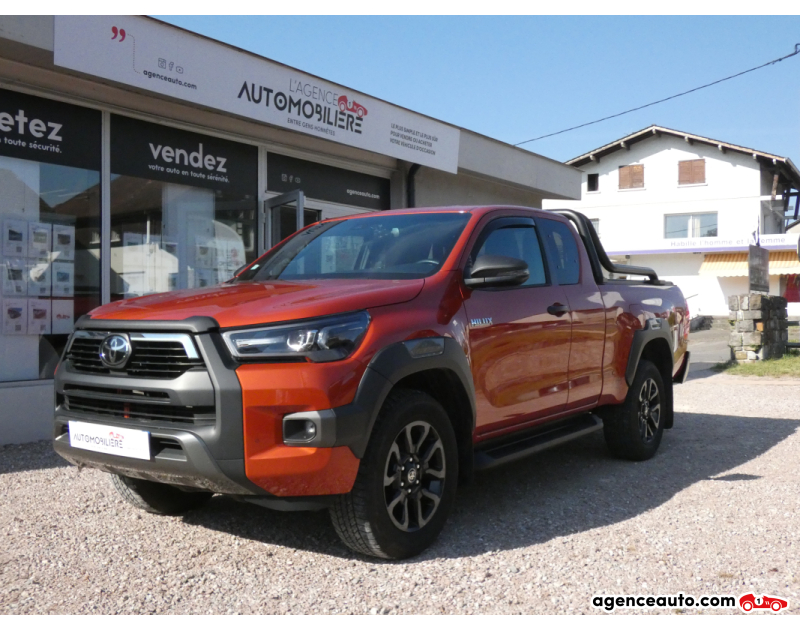 Compra de Coches Usados, Coches Usados Baratos %'|'% Agence Auto Toyota Hilux 2.8 D-4D X-Tra Cabine Invincible 4WD BVA | TVA RECUPERABLE Orange Año 2022 Automatique Diesel