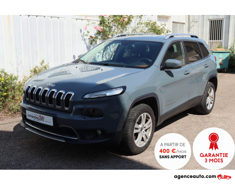 Achat voiture occasion, Auto occasion pas cher | Agence Auto Jeep Cherokee 2.0 CRD 170 Limited 4WD Boîte Auto (Siège chauffant, électrique, ventilé, Caméra...) Gris Année 2014 Automatique Diesel