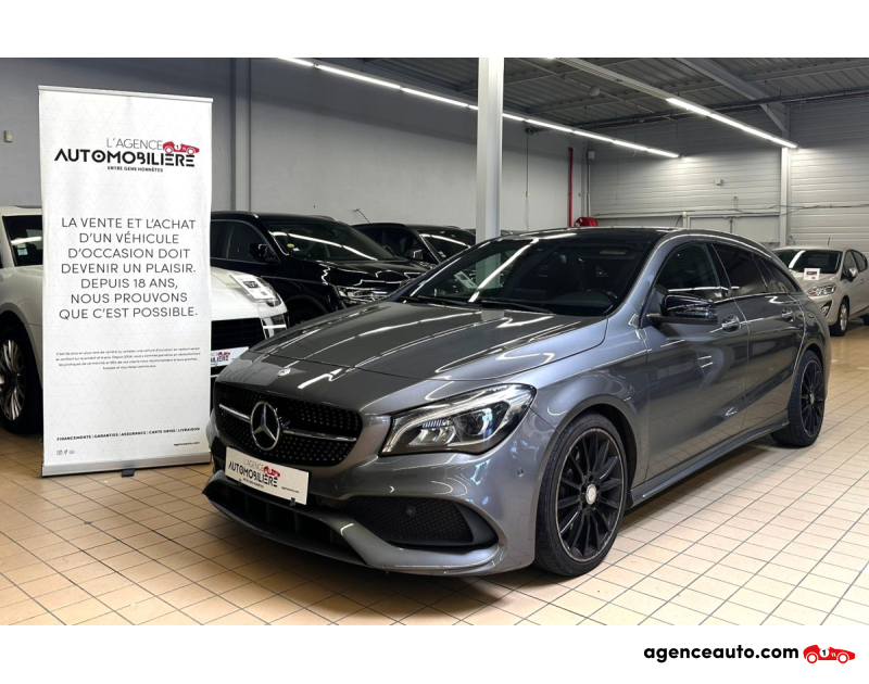 Achat voiture occasion, Auto occasion pas cher | Agence Auto Mercedes Classe CLA SHOOTING BRAKE 220 d7-DCT FASCINATION 9.0 CV Gris Année 2016 Automatique Diesel