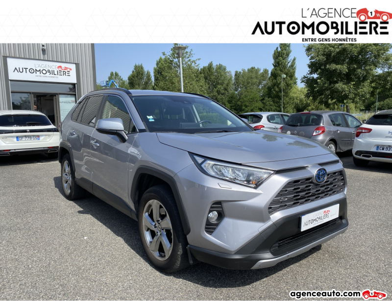 Achat voiture occasion, Auto occasion pas cher | Agence Auto Toyota RAV4 2.5 HYBRIDE 218CH DYNAMIC 2WD MY21 Gris Année 2021 Automatique Hybride