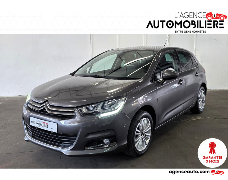 Gebrauchtwagenkauf, Günstige Gebrauchtwagen | Automobilienagentur Citroen C4 110ch Millenium Gris Jahr 2017 Manuelle Essence