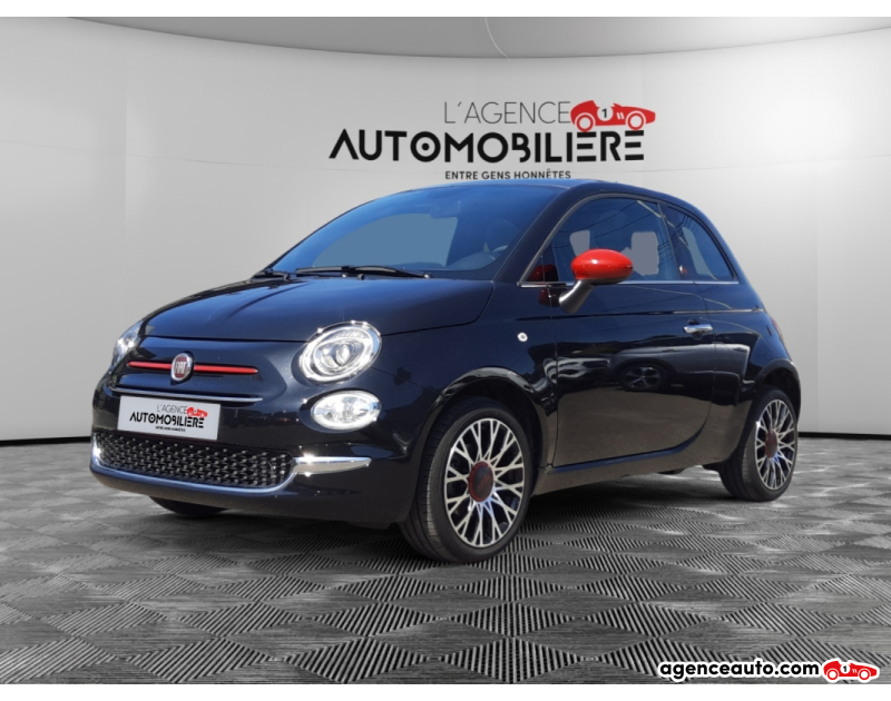 Achat voiture occasion, Auto occasion pas cher | Agence Auto Fiat 500 ** Reservé **1.0i MY23 HYBRIDE Red Edition 69Ch Boite 5V *TVA*/ Garantie 12 Mois Noir Année 2023 Automatique Hybride