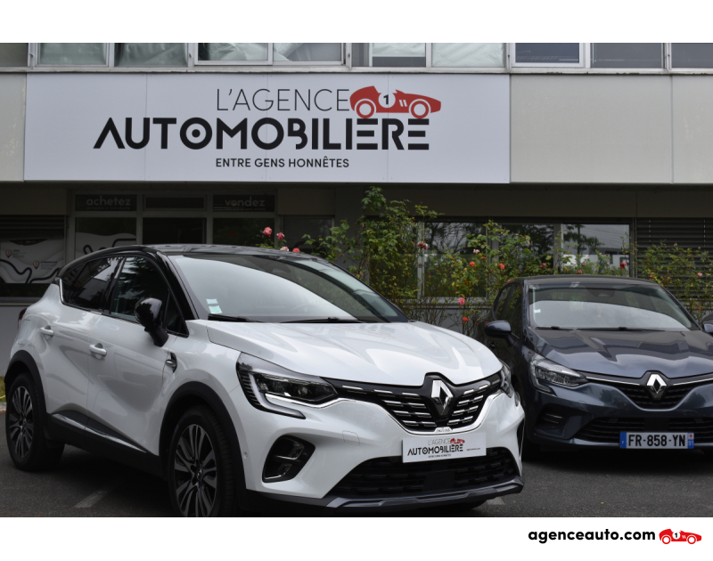Gebrauchtwagenkauf, Günstige Gebrauchtwagen | Automobilienagentur Renault Captur INITIALE PARIS E-TECH 1.6 i 158 Plug in Hybrid 90 cv Boîte auto Blanc Jahr 2020 Automatique Hybride rechargeable