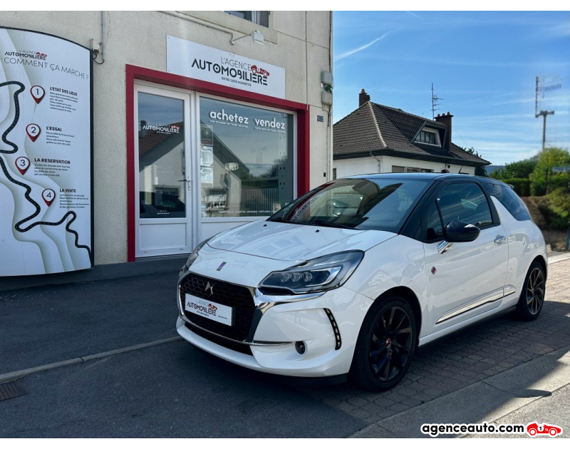 Aankoop Gebruikte Auto, Goedkope Gebruikte Auto | Agence Auto Citroen DS3 Phase 2 1.2 THP S&S 110 ch Performance Line Blanc Jaar 2018 Automatique Essence