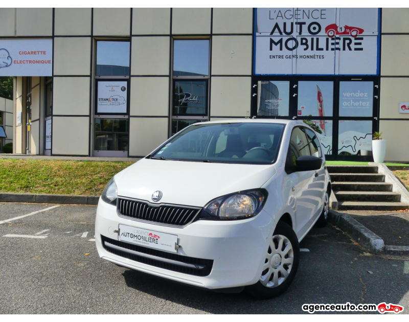 Aankoop Gebruikte Auto, Goedkope Gebruikte Auto | Agence Auto Skoda Citigo Skoda Citigo 1.0 12V MPI 60 CH Active Blanc Jaar 2012 Manuelle Essence