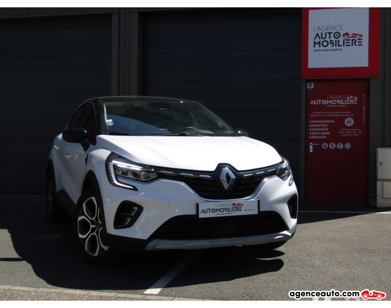 Achat voiture occasion, Auto occasion pas cher | Agence Auto Renault Captur II 1.3 TCe 140ch Intens EDC7 Blanc Année 2021 Automatique Essence