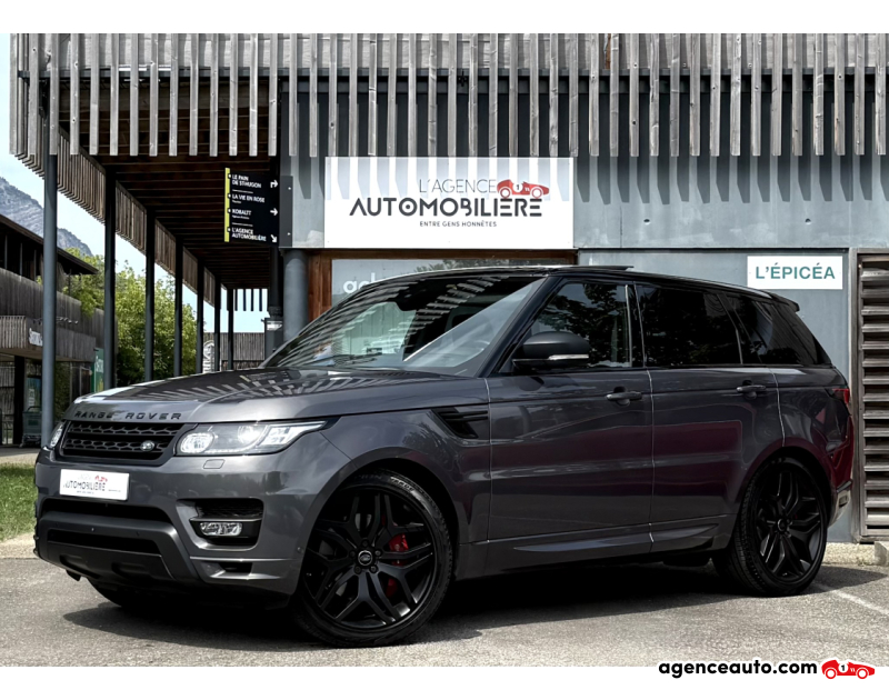 Achat voiture occasion, Auto occasion pas cher | Agence Auto Land Rover Range Rover Sport 3.0 SDV6 306ch Autobiography Dynamic BVA - Origine France & Suivi Land Gris Année 2017 Automatique Diesel