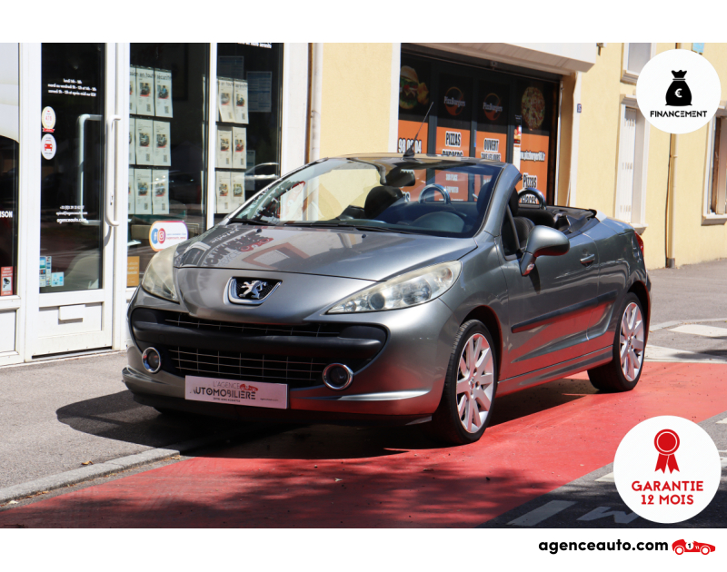 Achat voiture occasion, Auto occasion pas cher | Agence Auto Peugeot 207 CC CC 1.6 HDi 110cv BVM Gris Année 2007 Manuelle Diesel