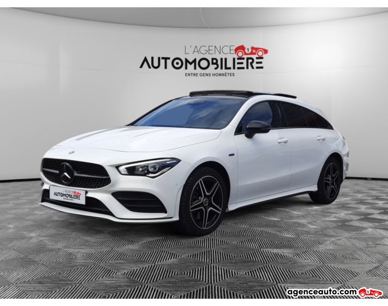 Compra de Coches Usados, Coches Usados Baratos %'|'% Agence Auto Mercedes Classe CLA 250e Shooting Break PHEV AMG Line 1.33i 160Ch 8G-Tronic *TVA*/Garantie Mercedes 11/2025 Blanc Año 2020 Automatique Hybride rechargeable