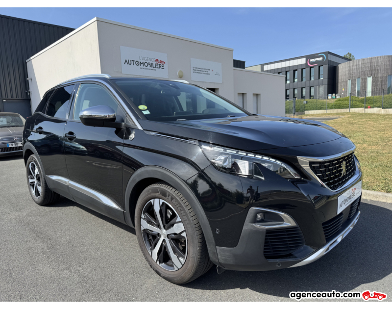 Achat voiture occasion, Auto occasion pas cher | Agence Auto Peugeot 3008 II 1.5 BlueHDi 130 CROSSWAY BVM6 Noir Année 2018 Manuelle Diesel