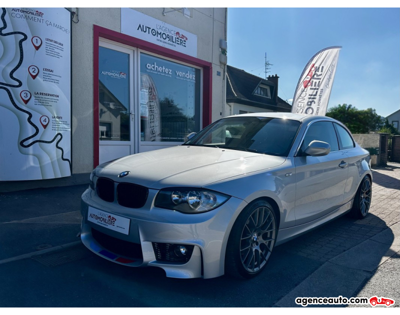 Gebrauchtwagenkauf, Günstige Gebrauchtwagen | Automobilienagentur Bmw Série 1 (E82) Coupé 125i 3.0 i 218 cv - Caméra de recul - Carplay Argent Jahr 2010 Manuelle Essence